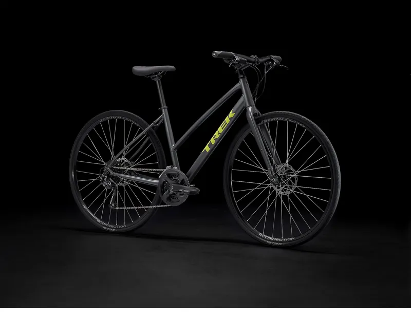 Trek FX 2 Disc Stagger Womens Hybrid Bike in Lithium Grey